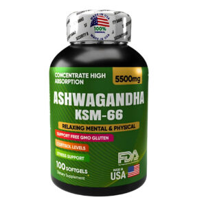 ASHWAGANDHA KSM-66 5500 MG SOFTGELS